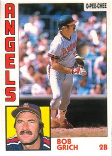 1984 O-Pee-Chee Baseball Cards 315     Bob Grich